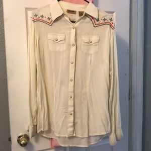 Wrangler shirt button up